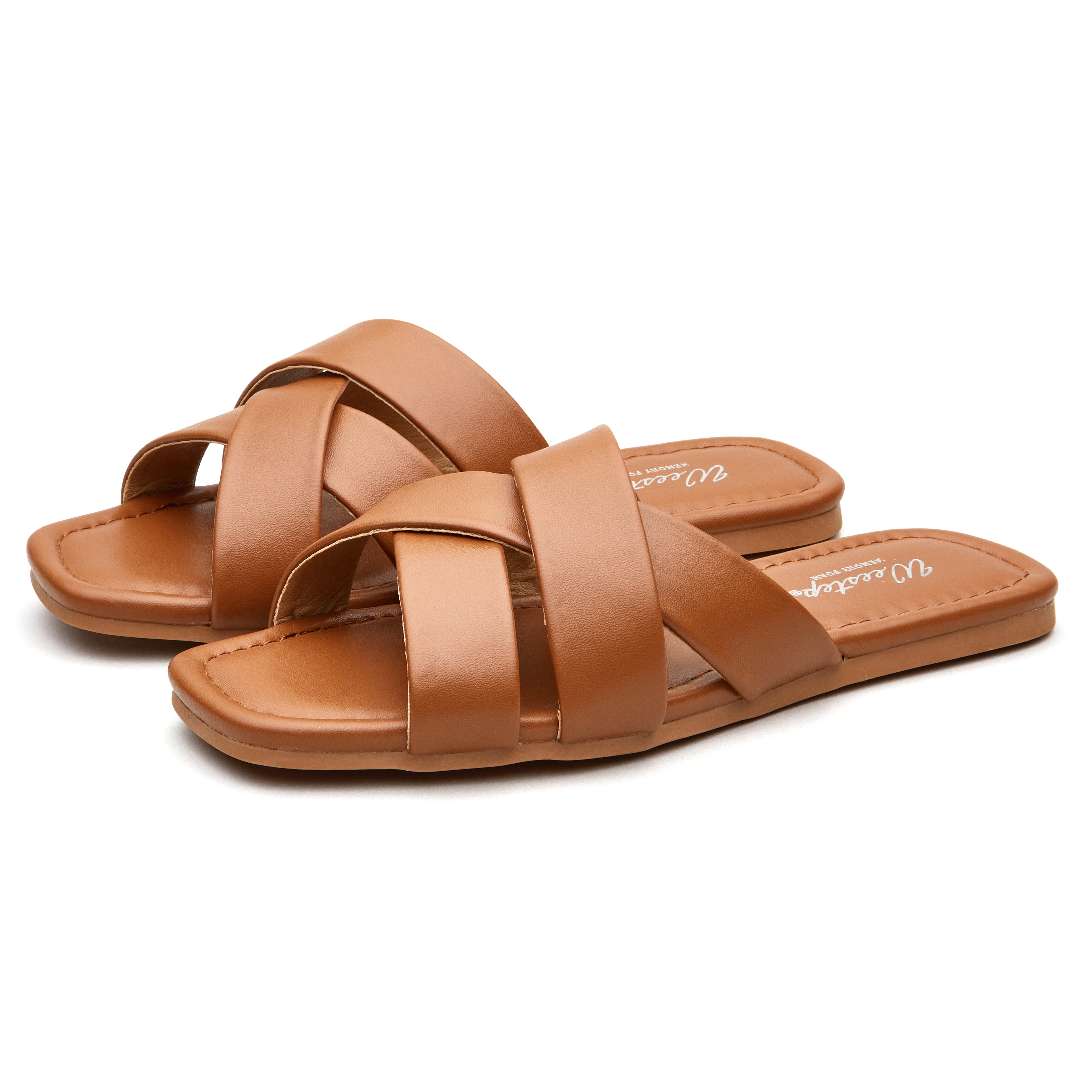 Women Cross Band Slide Sandal