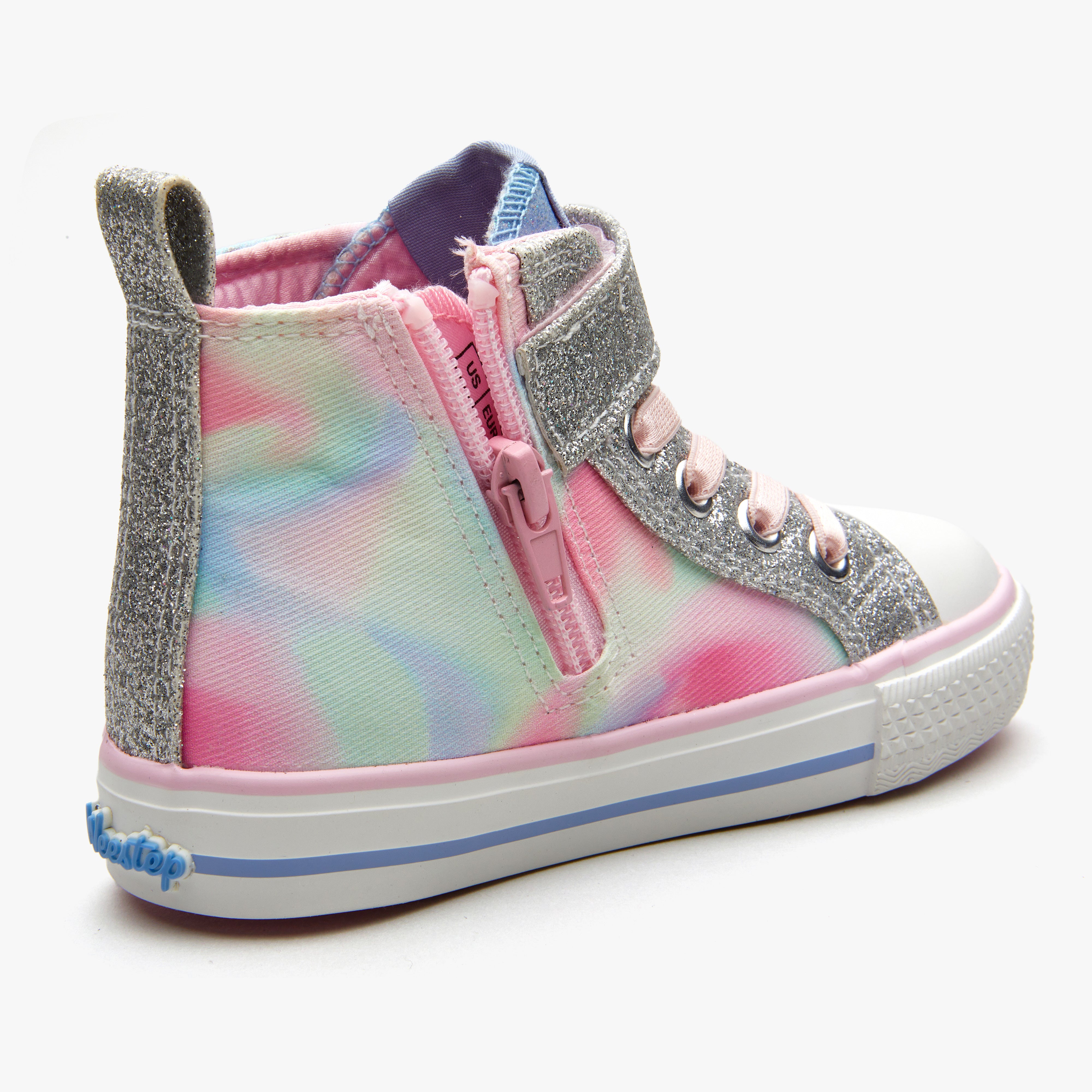 Toddler Little Kid Glitter Star Mid-Top Sneaker