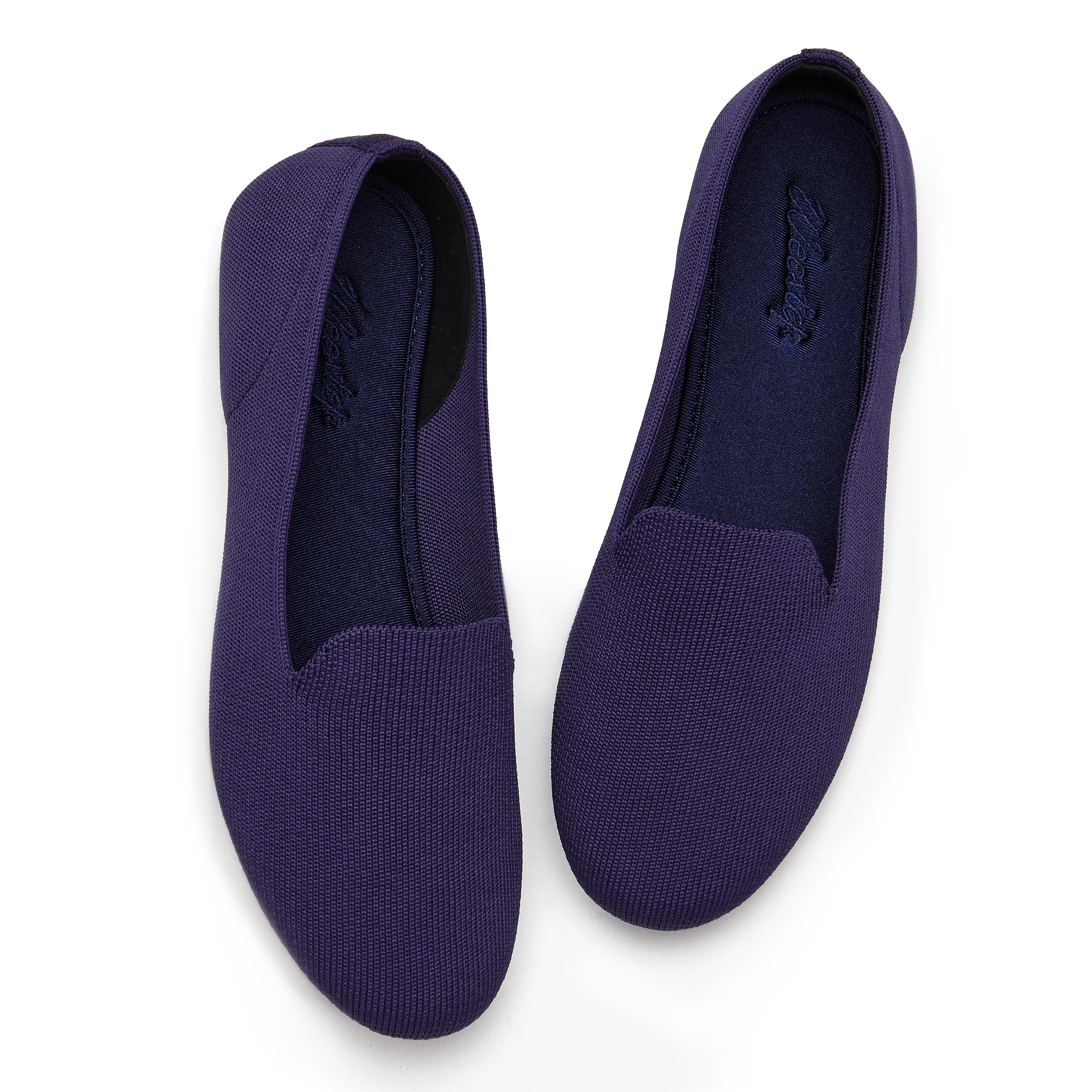 Women Knit Woven Loafer Flats