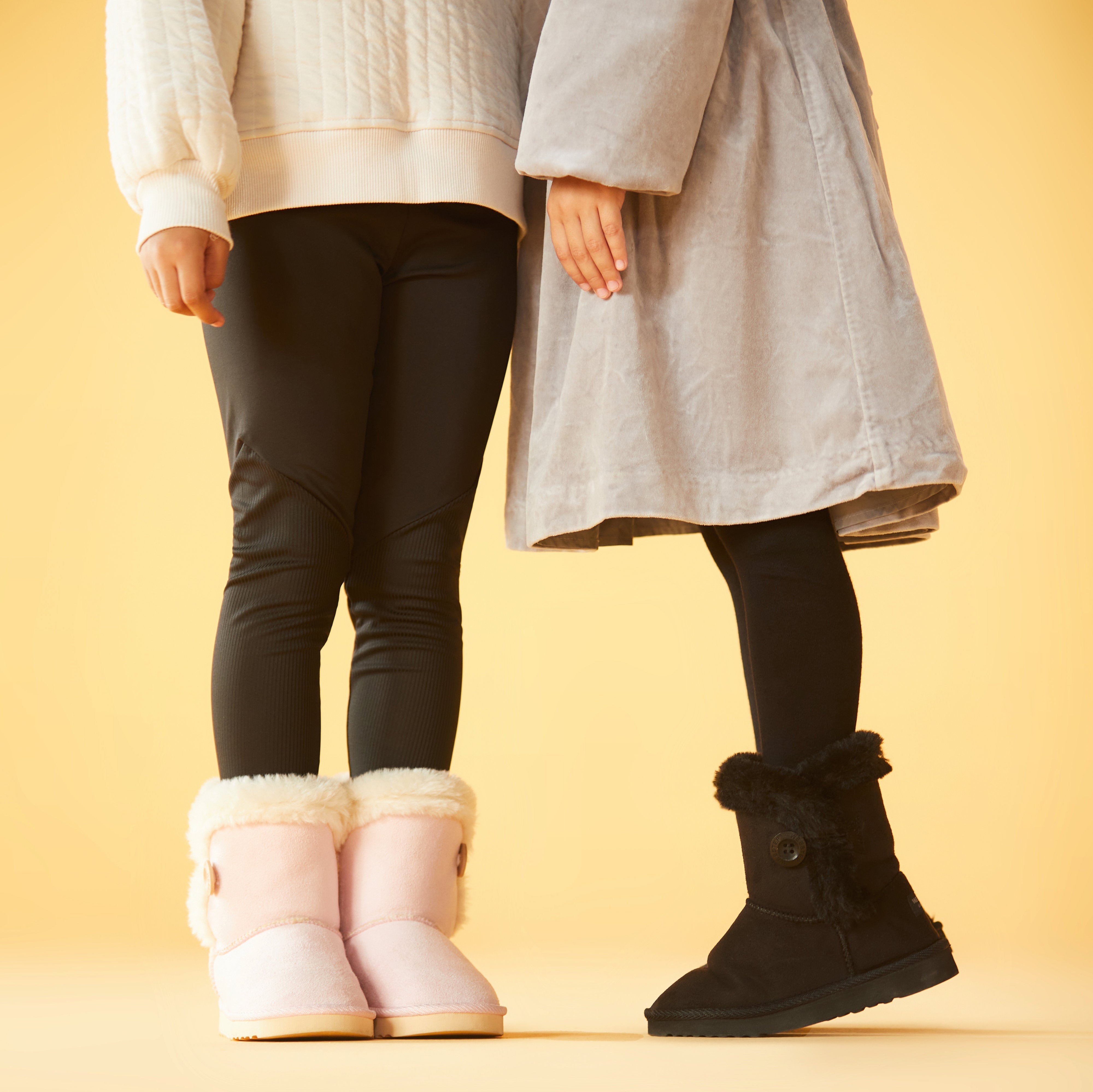 Toddler Little Kid Classic Button Snow Boots