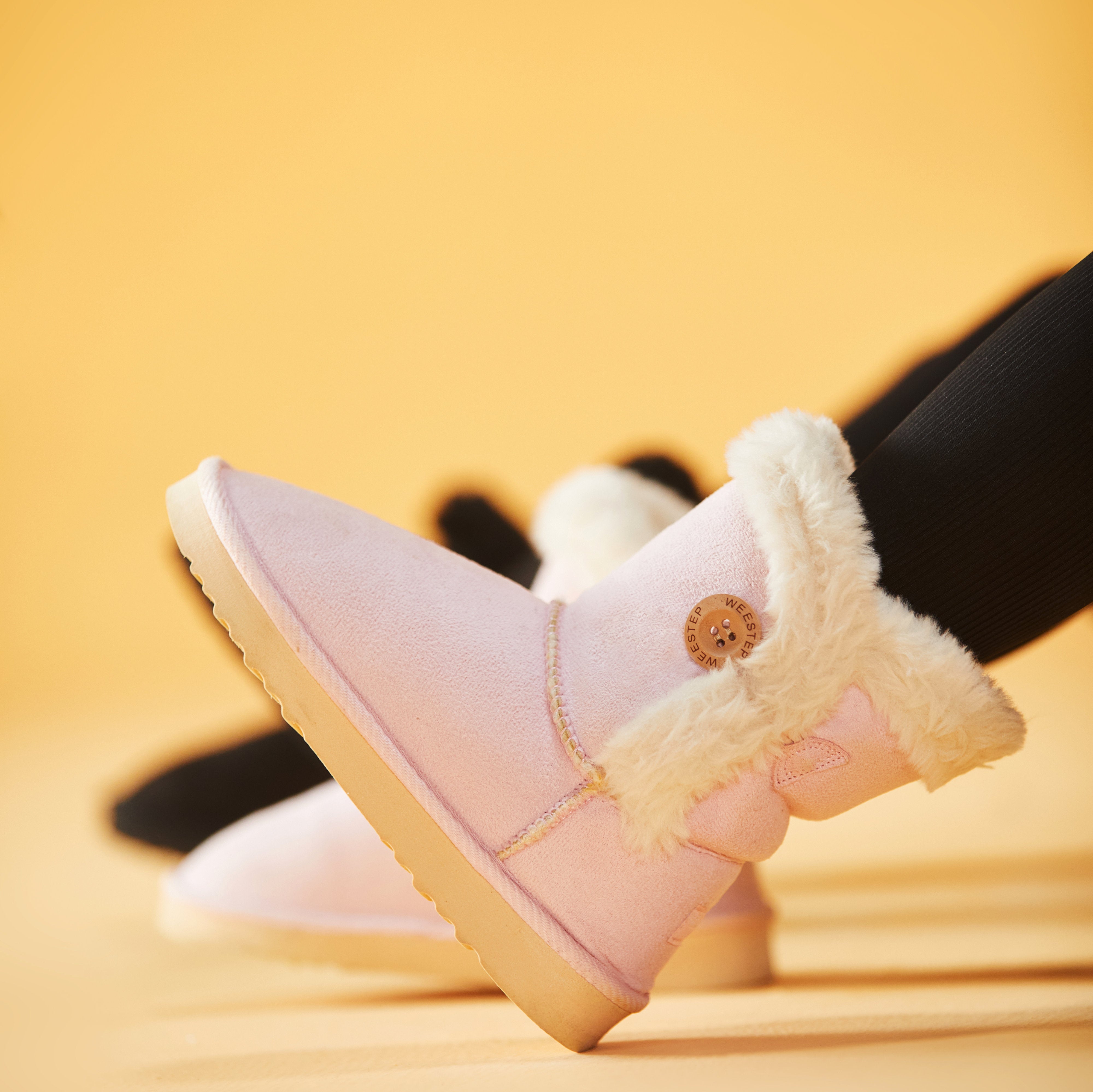 Toddler Little Kid Classic Button Snow Boots
