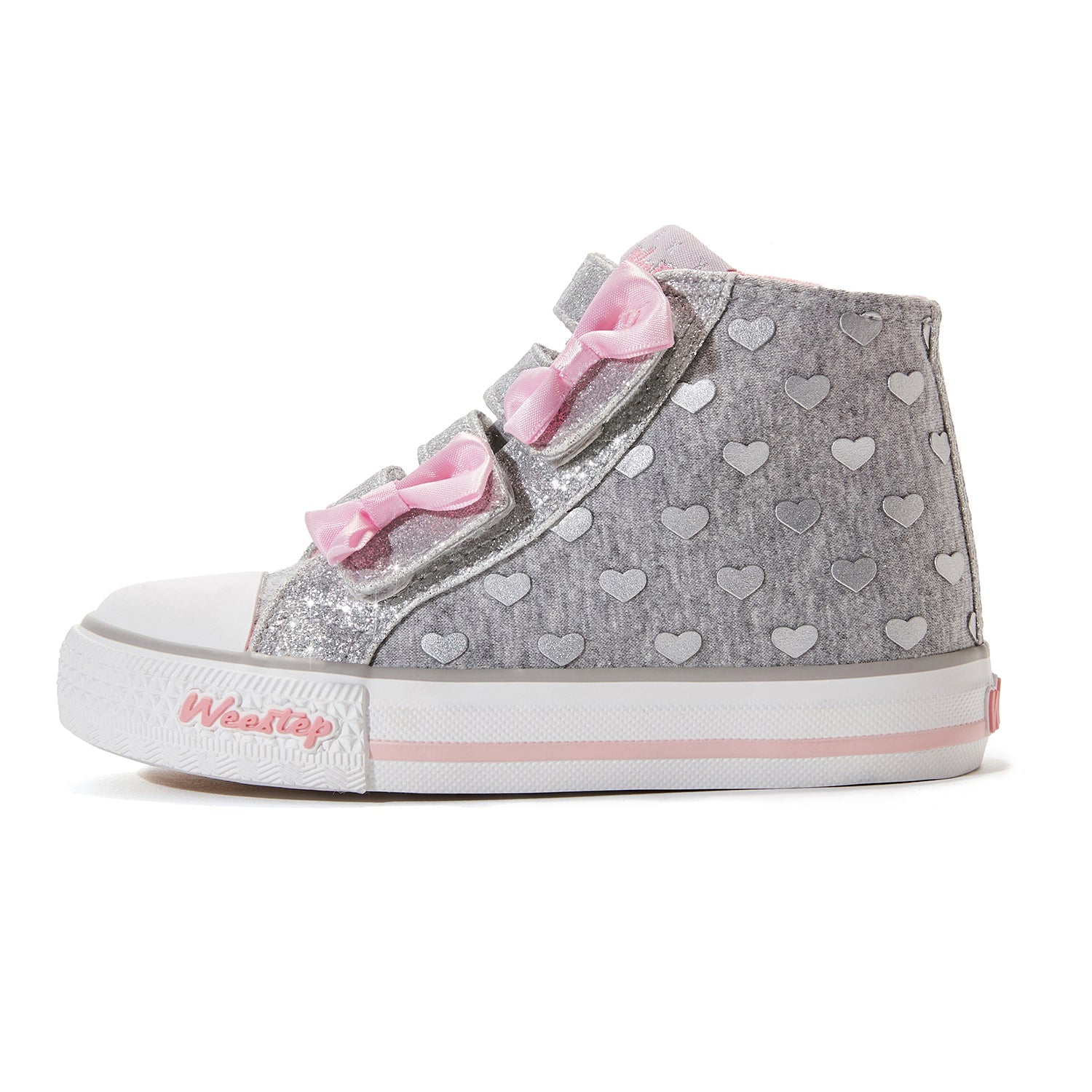 Toddler Little Kid Double-Bow Mid-Top Sneaker