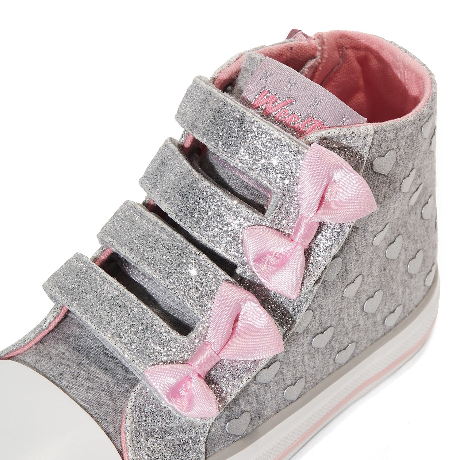 Toddler Little Kid Double-Bow Mid-Top Sneaker