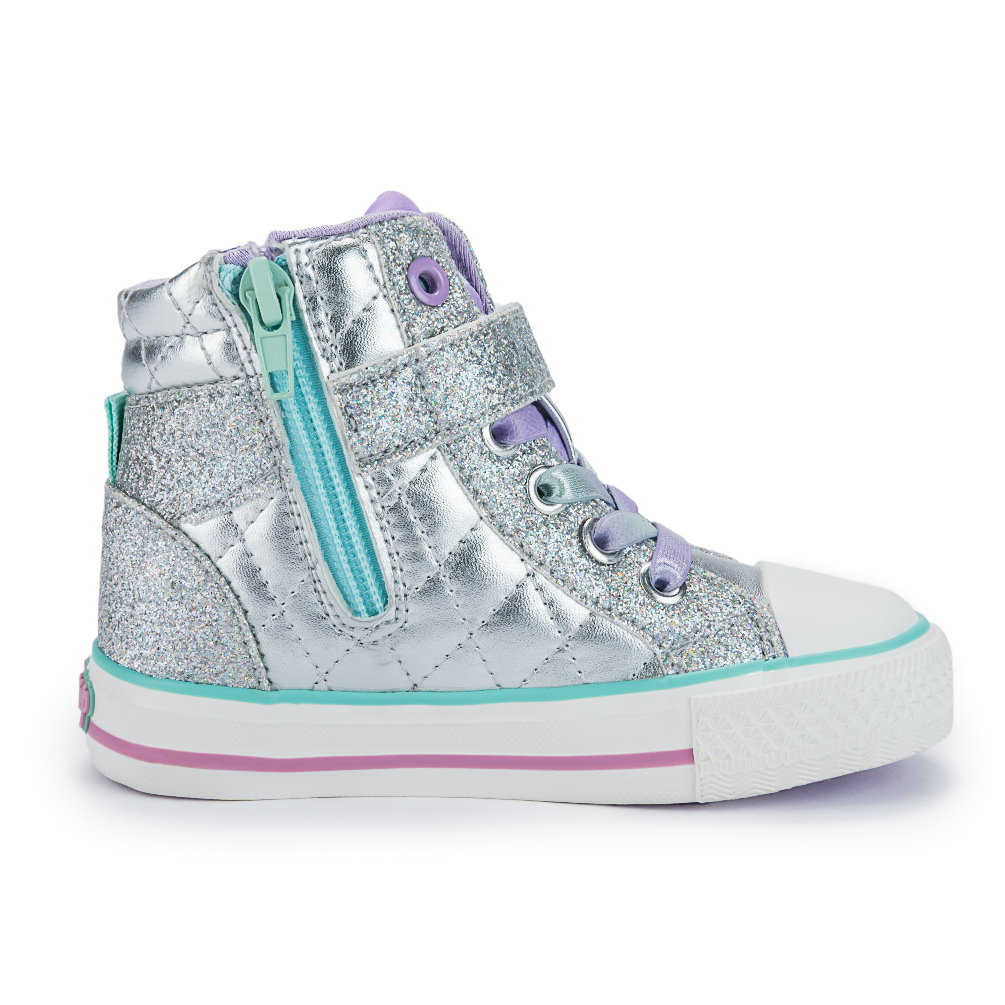 Toddler Little Kid Rhinestone Mid-Top Sneaker