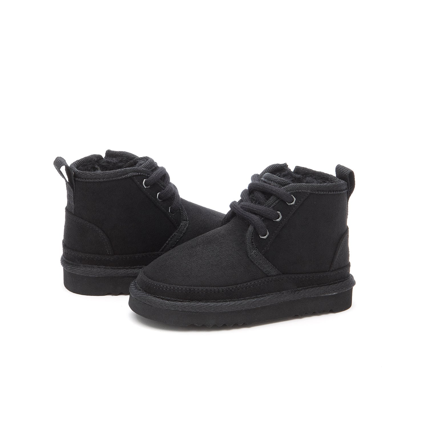 Kids Unisex Side Zipper Low Ankle Boots