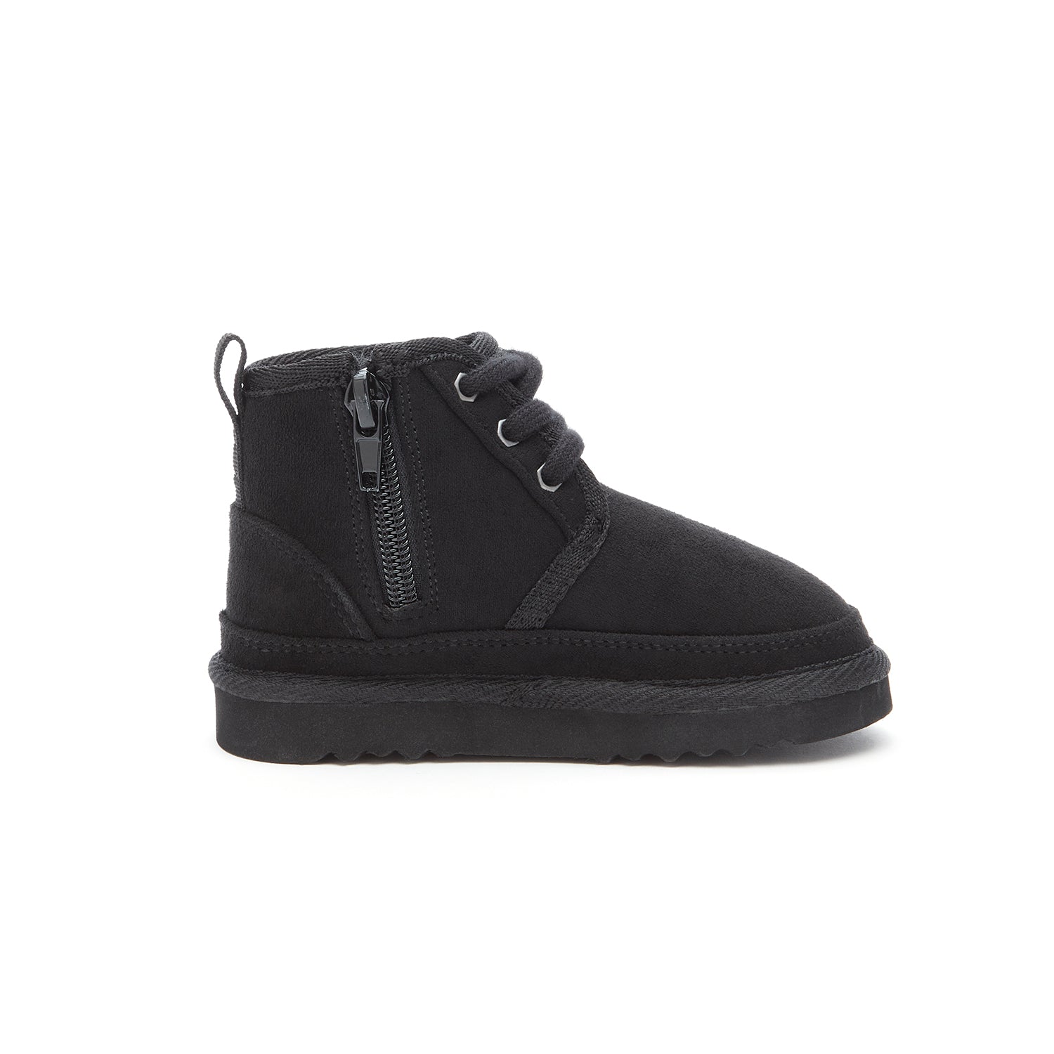 Kids Unisex Side Zipper Low Ankle Boots