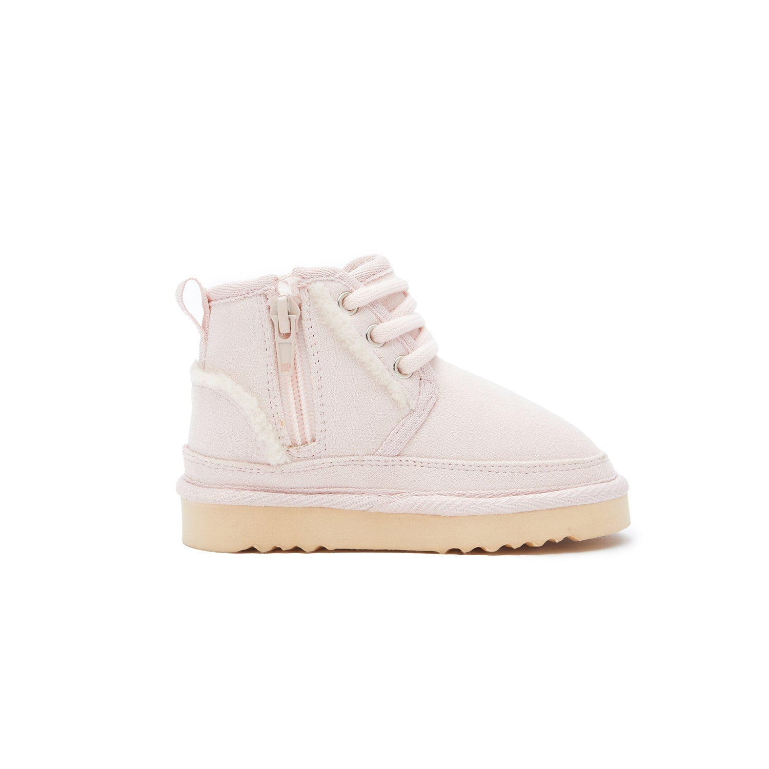 Kids Unisex Side Zipper Low Ankle Boots