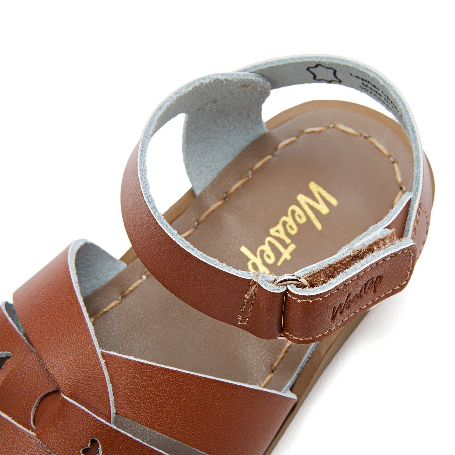 Toddler Little Kid Heart Leather Sandal
