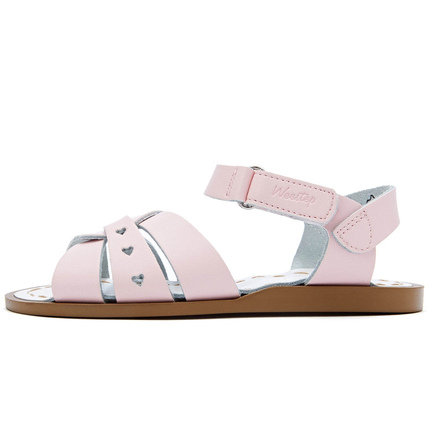 Toddler Little Kid Heart Leather Sandal