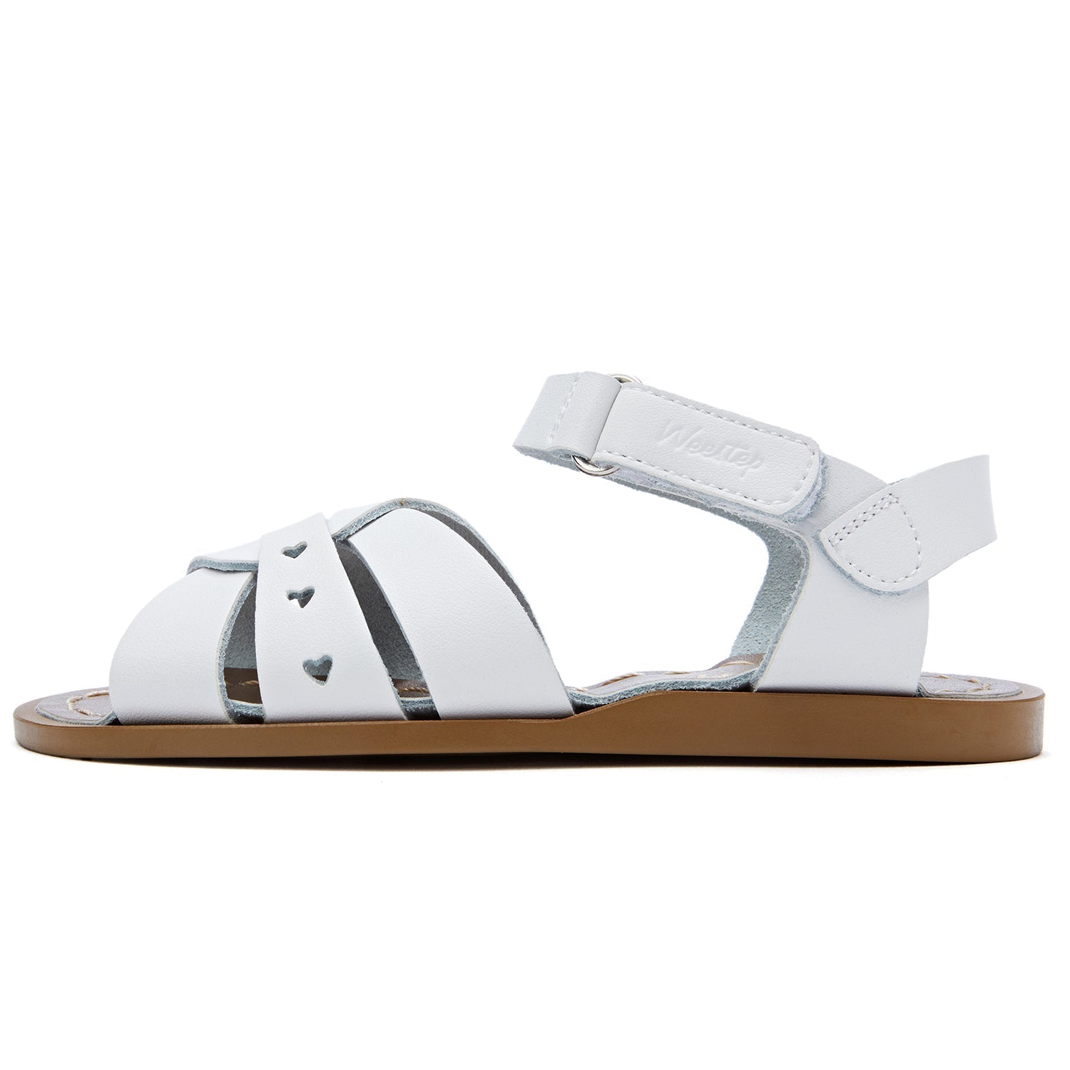 Toddler Little Kid Heart Leather Sandal