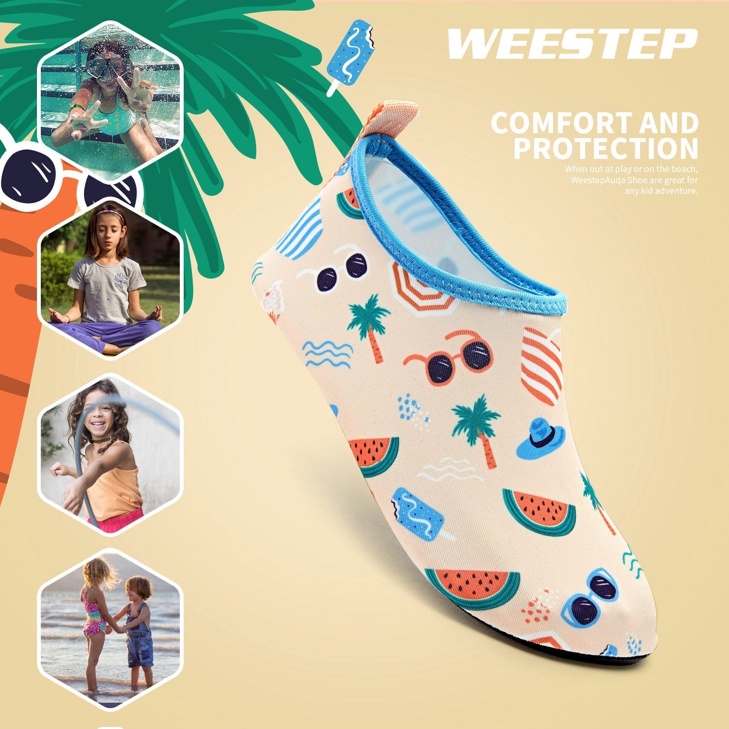 Aqua Sock Shoes Beach Style