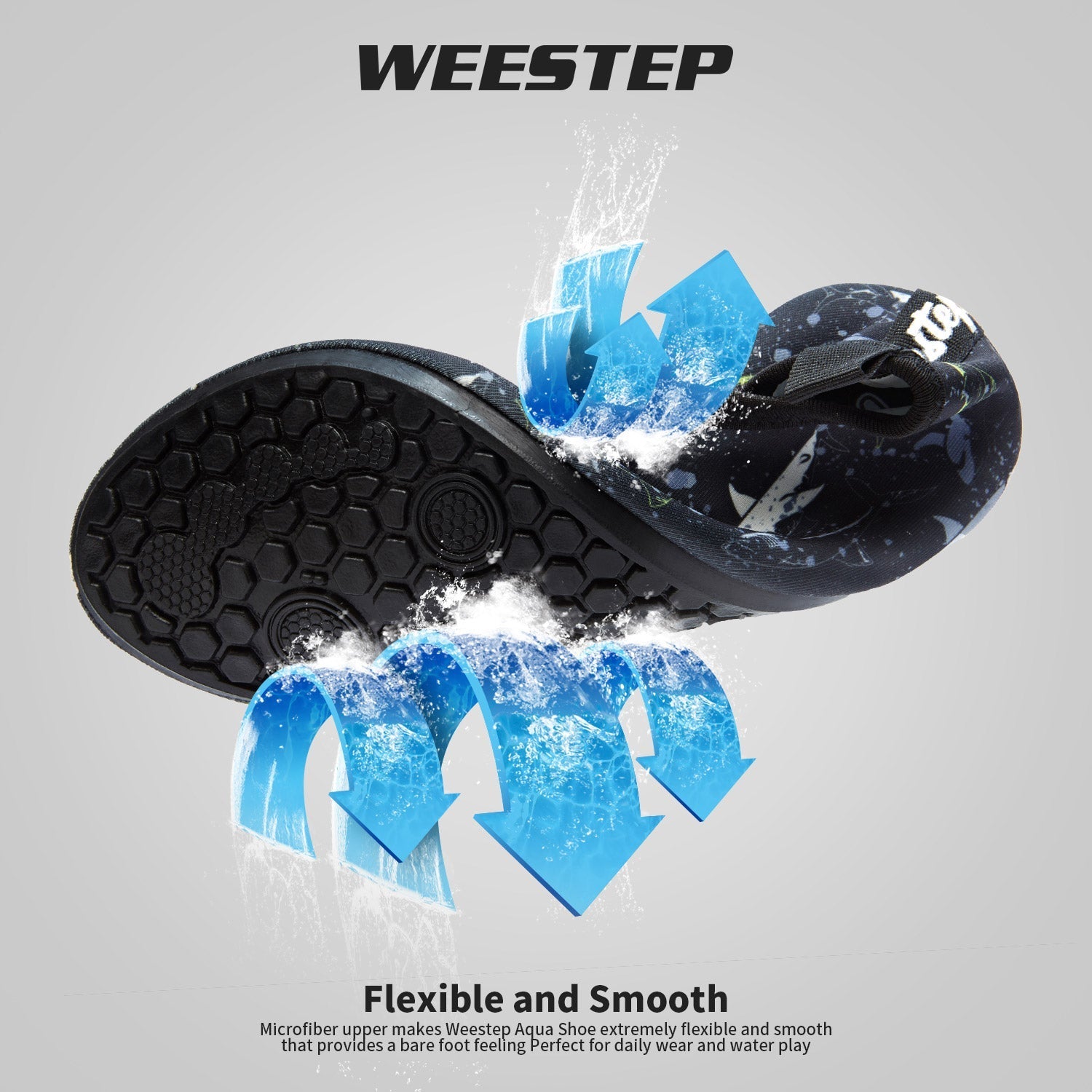 Aqua Sock Shoes Shark Style