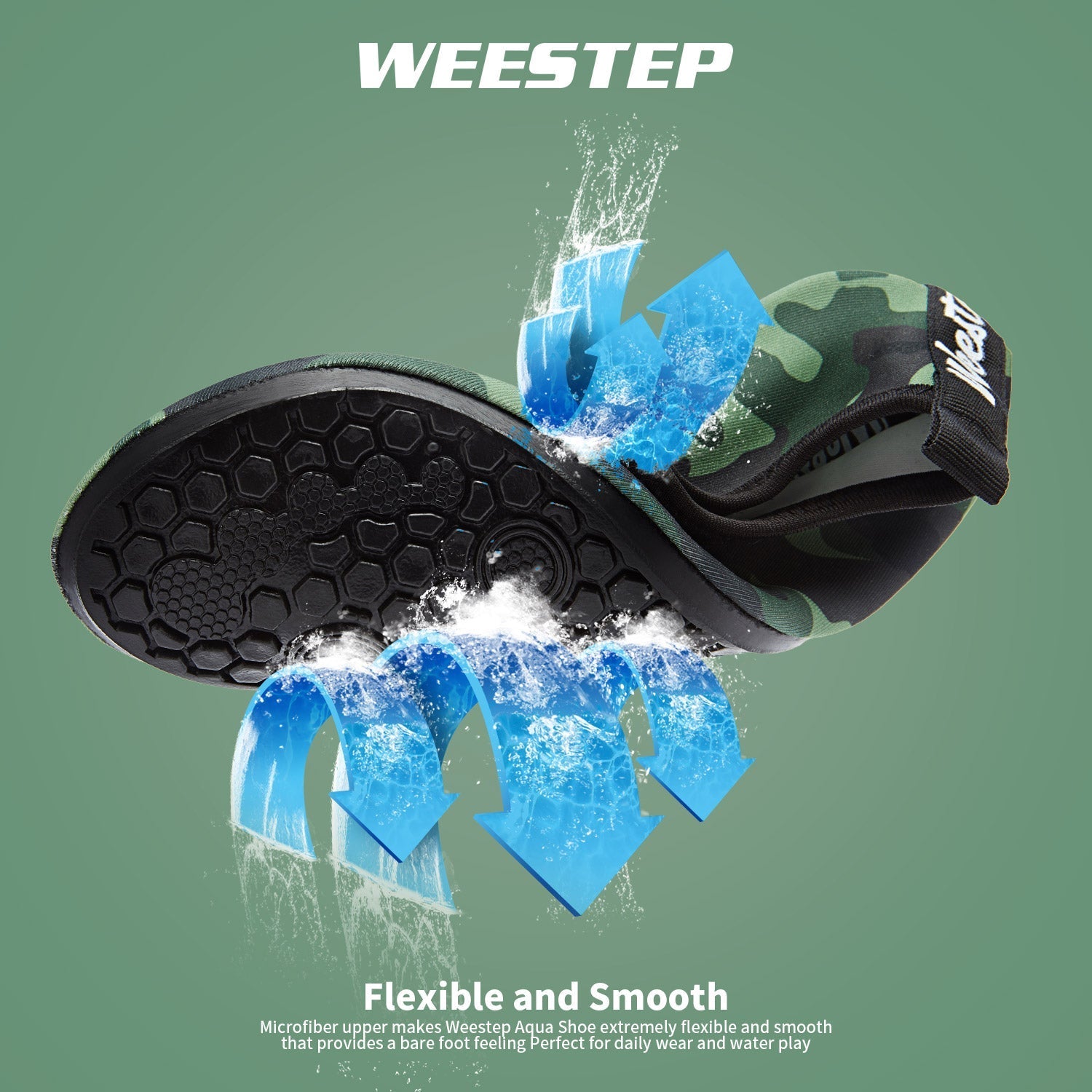 Aqua Sock Shoes Camo Style