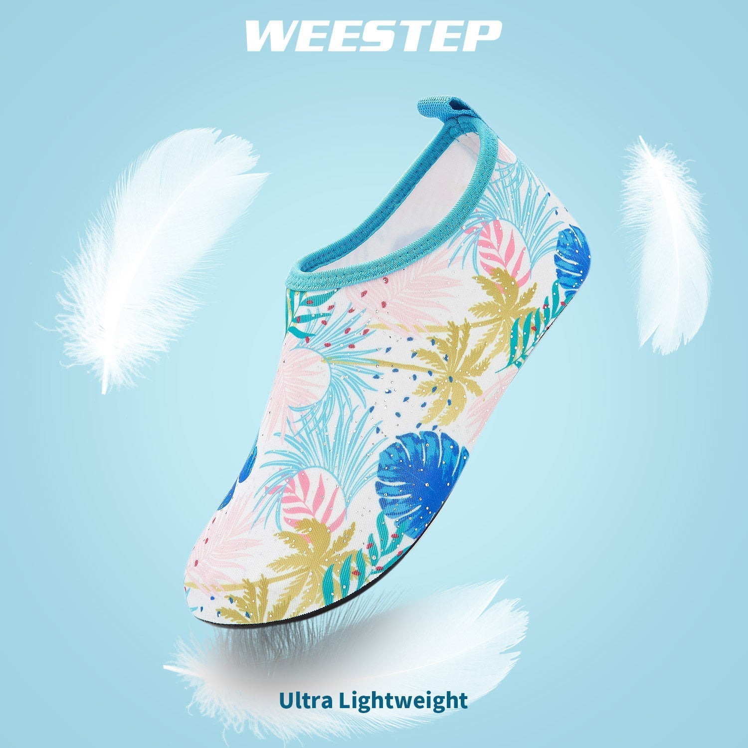 Aqua Sock Shoes Palm Tree Style