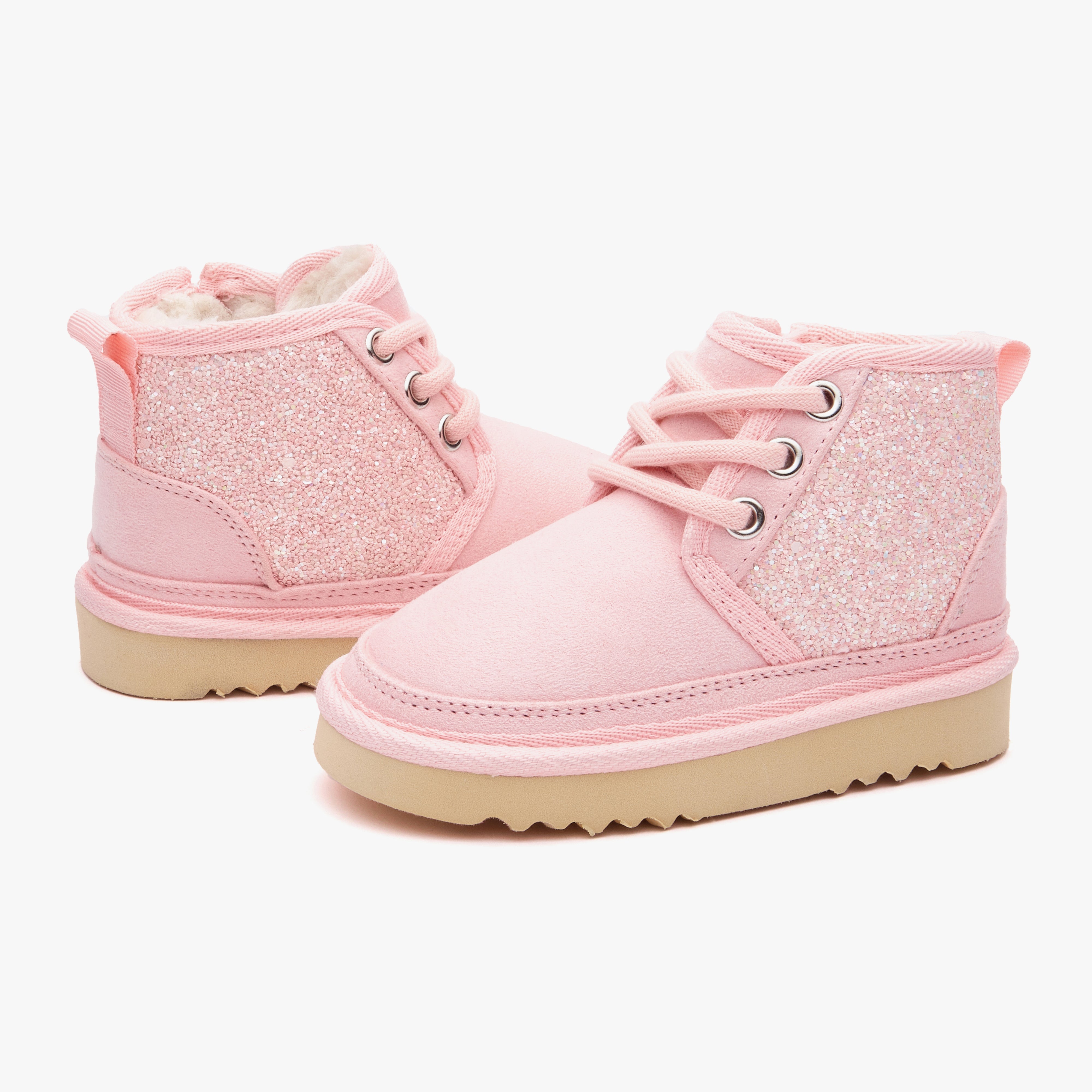 Kids Unisex Side Zipper Low Ankle Boots