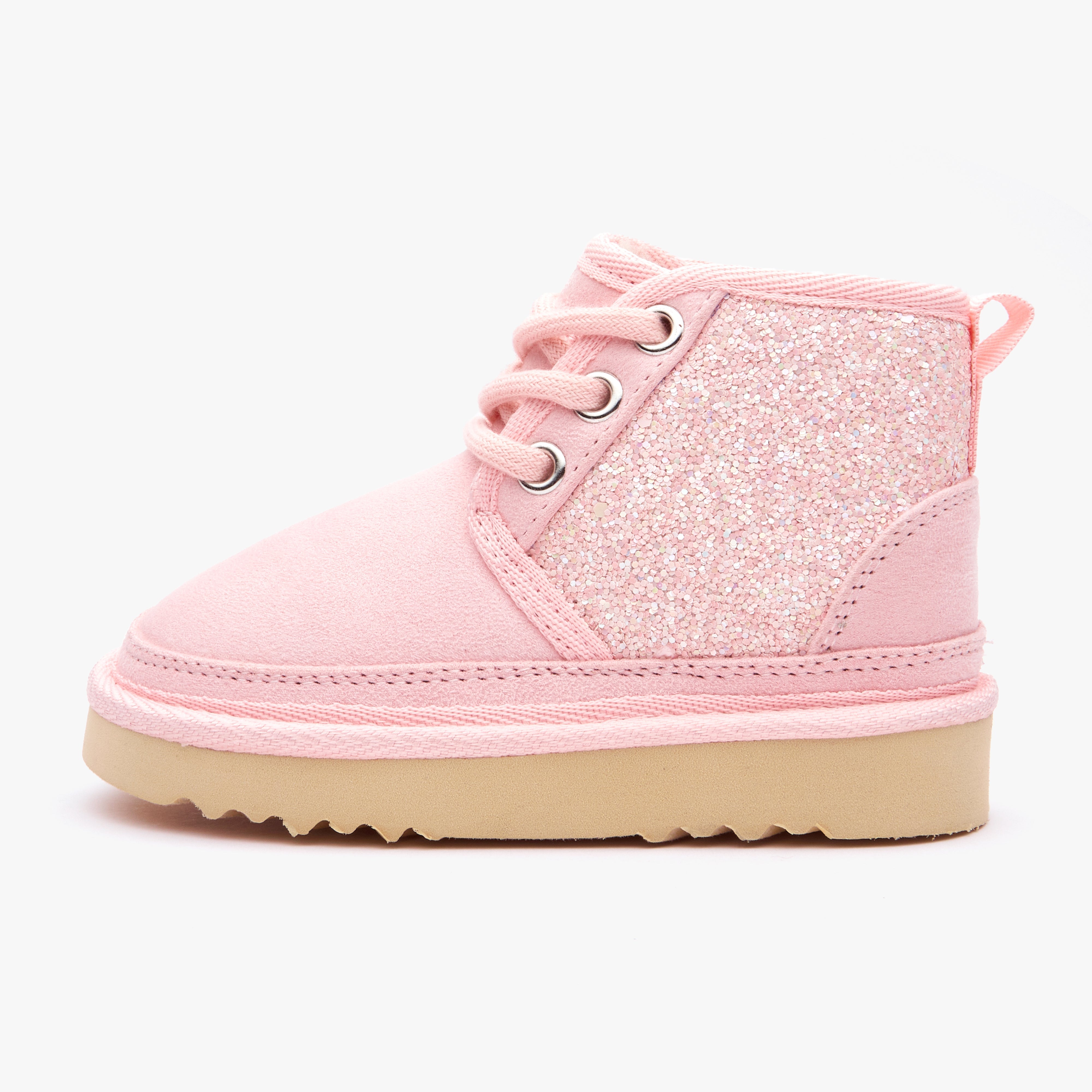 Kids Unisex Side Zipper Low Ankle Boots