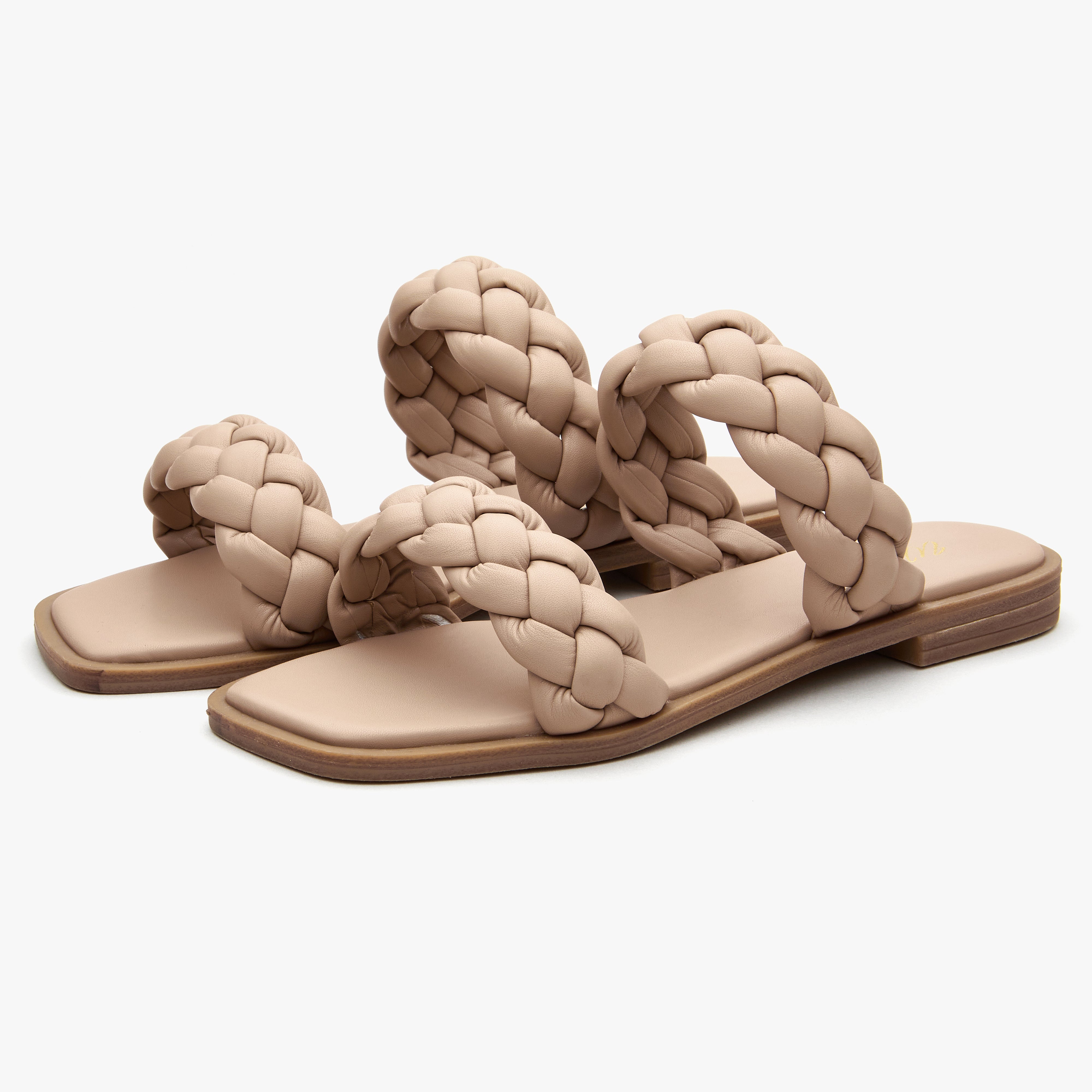 Women Braided Slide Sandal