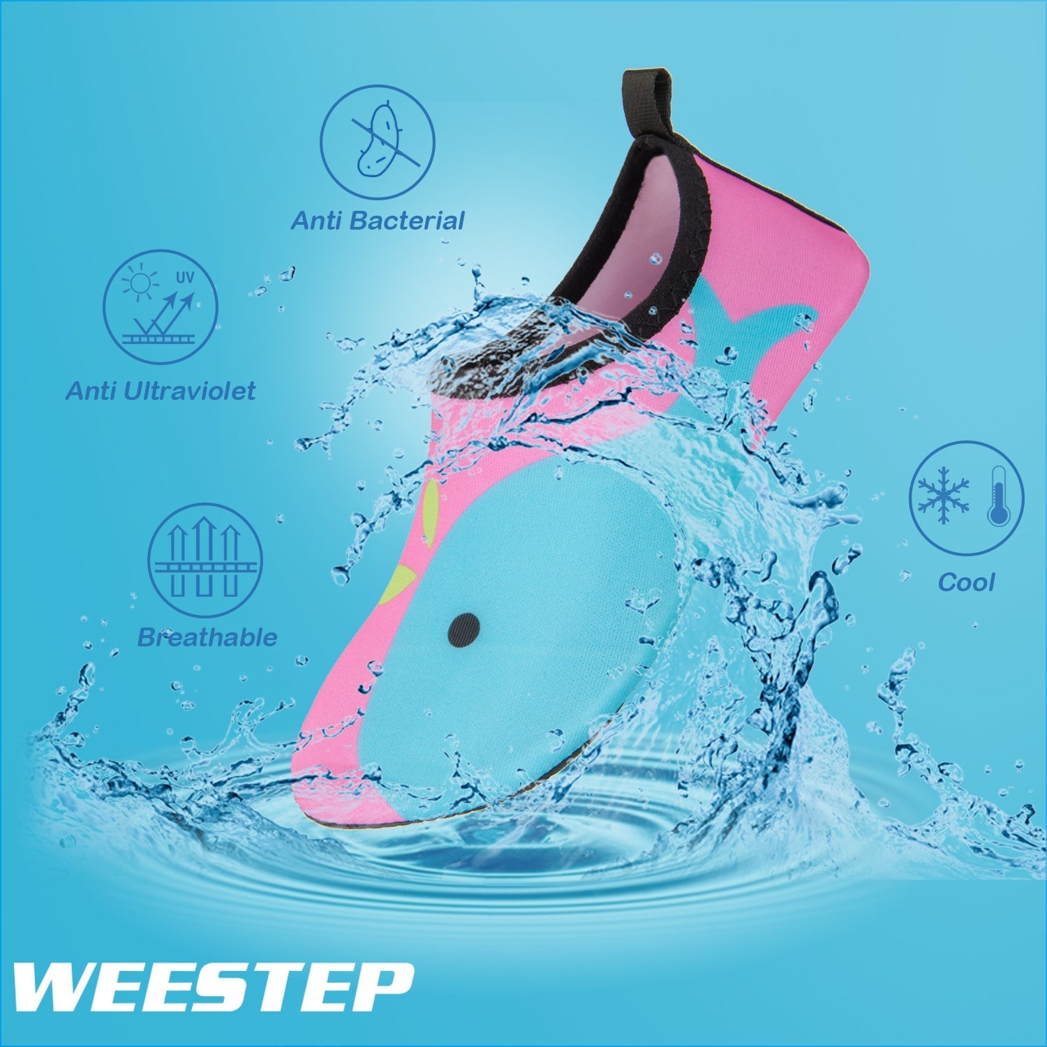 Aqua Sock Shoes Whale