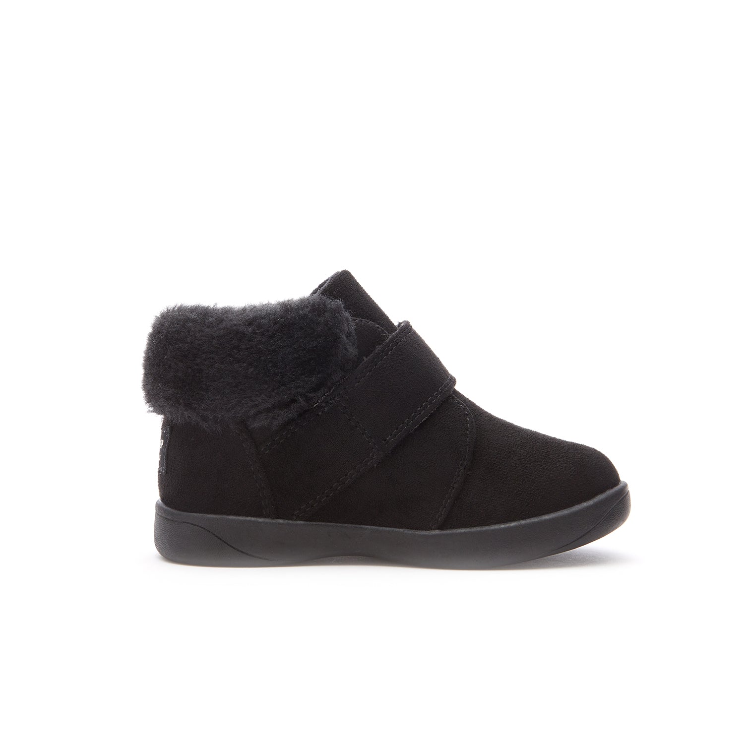 Kids Unisex Daily Strap Furry Low Ankle Boots