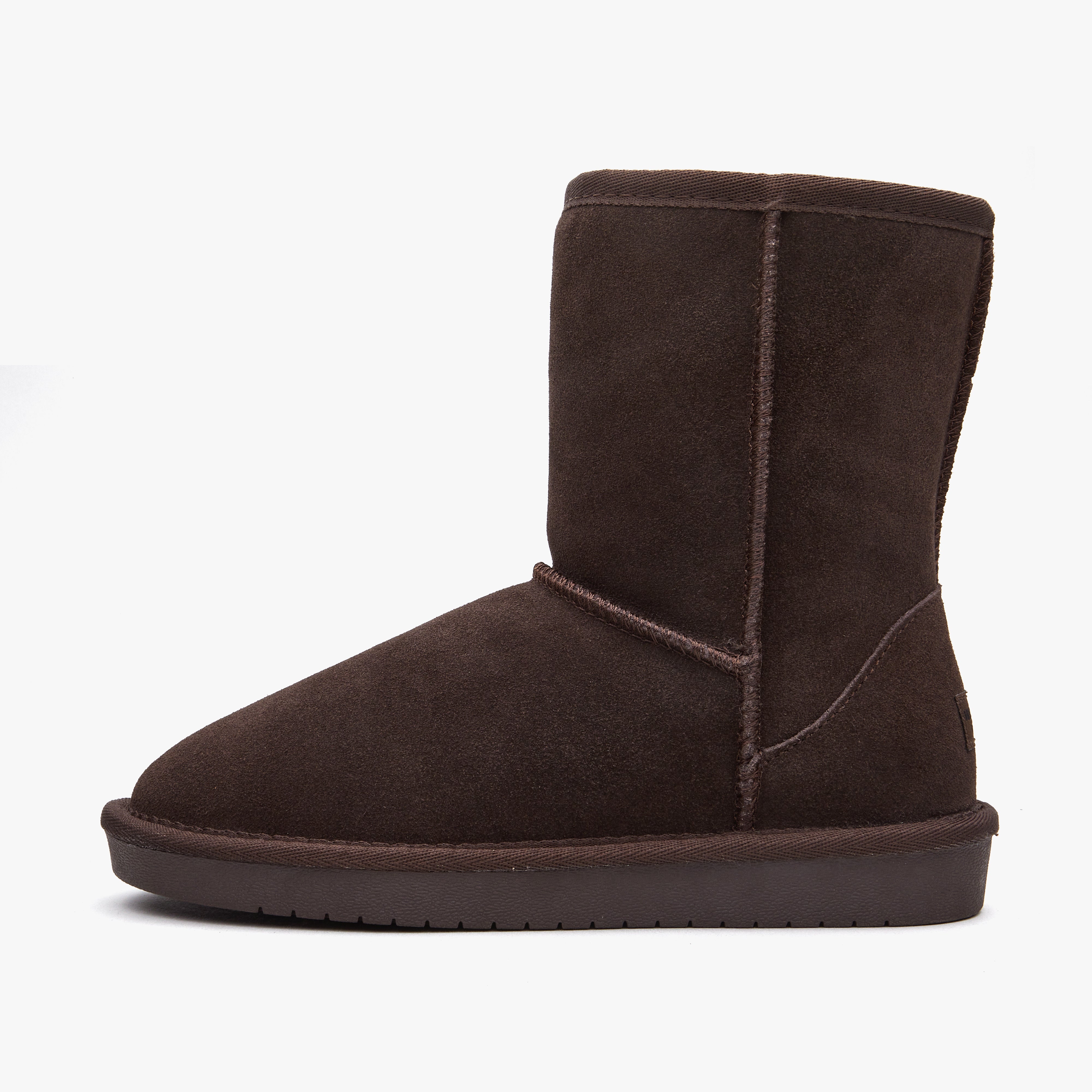 Women Classic Mid-Calf Suede Winter Snow Boots