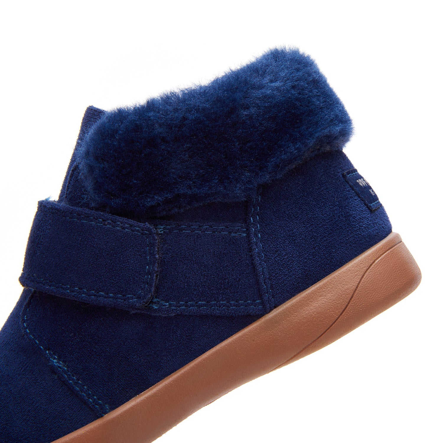 Kids Unisex Daily Strap Furry Low Ankle Boots