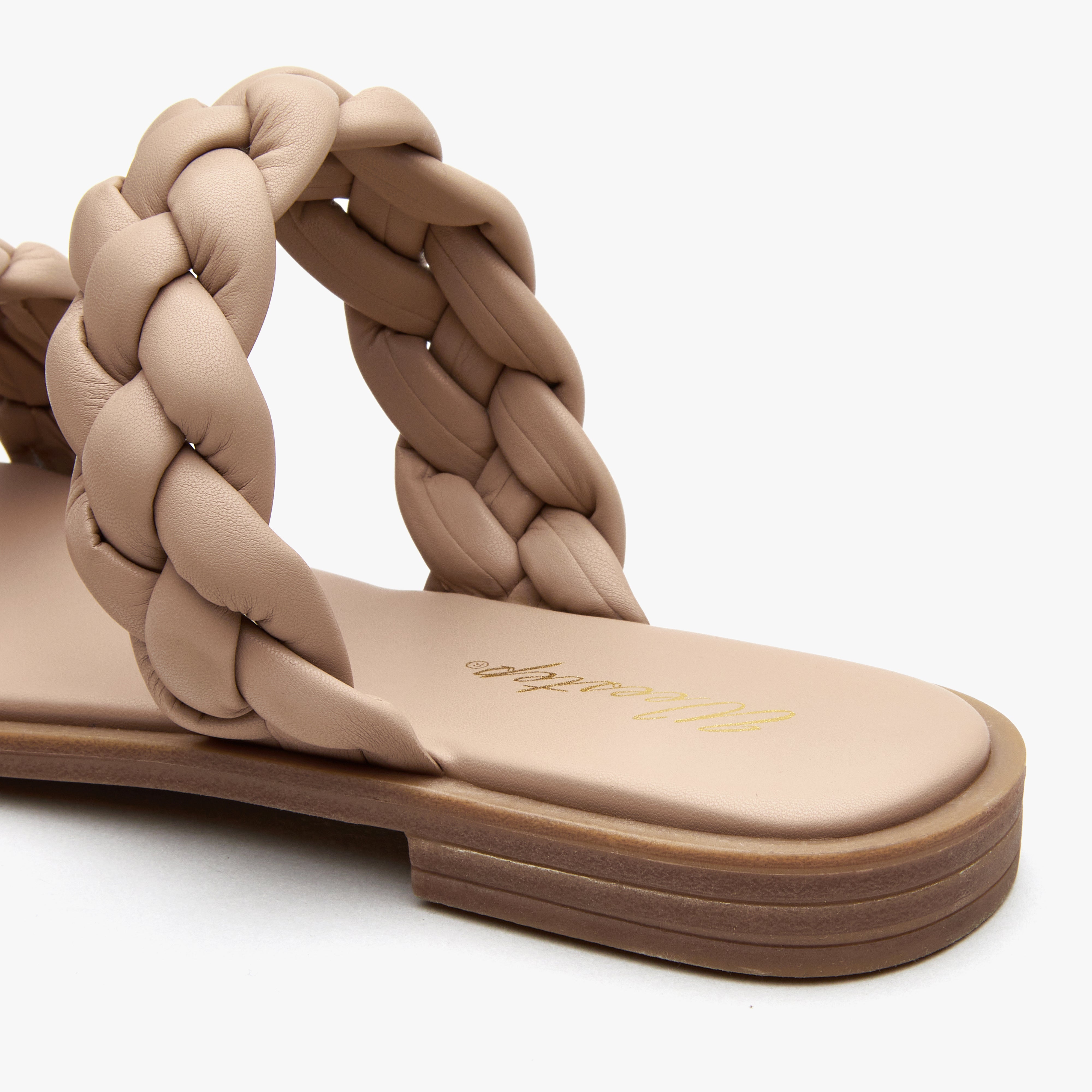 Women Braided Slide Sandal