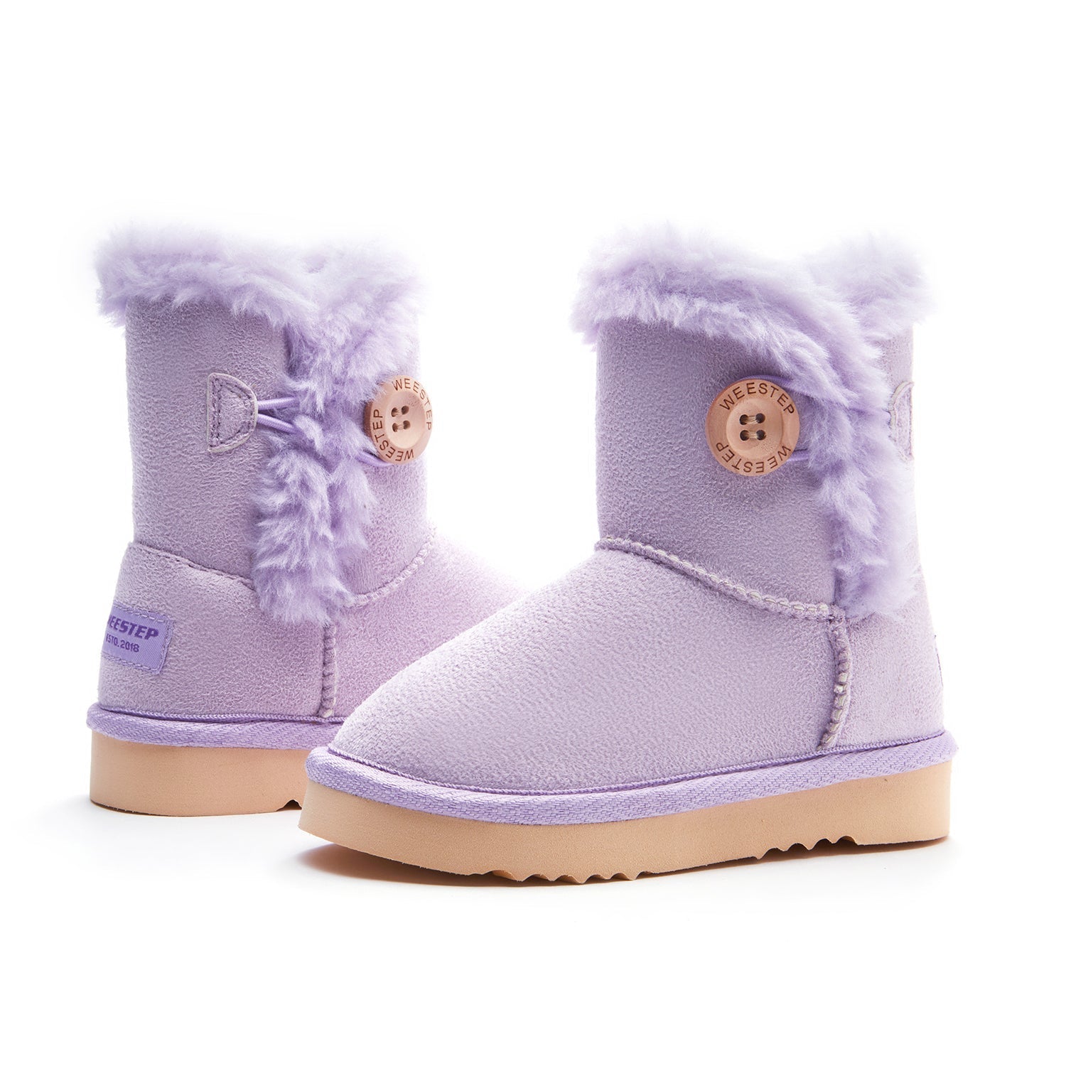 Toddler Little Kid Classic Button Snow Boots
