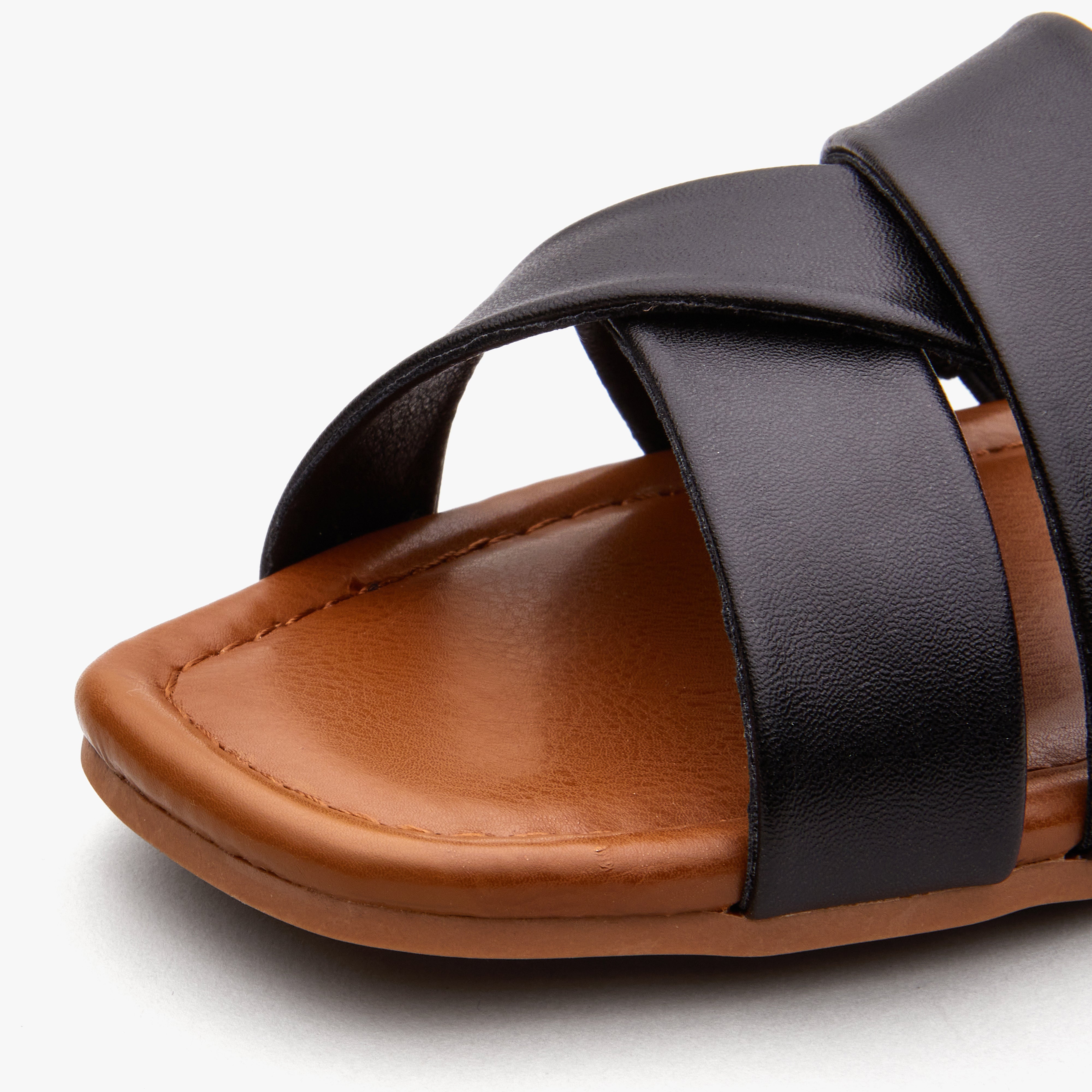 Women Cross Band Slide Sandal