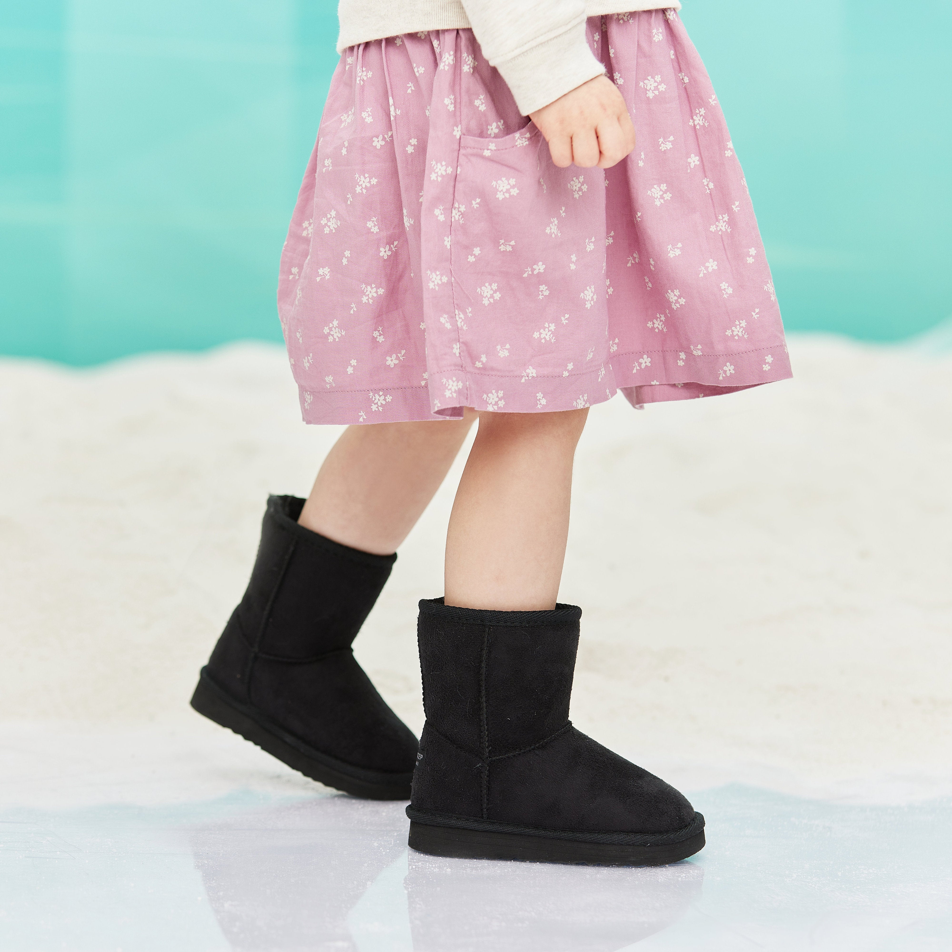Toddler Little Kid Unisex Classic Winter Essential Warm Snow Boots