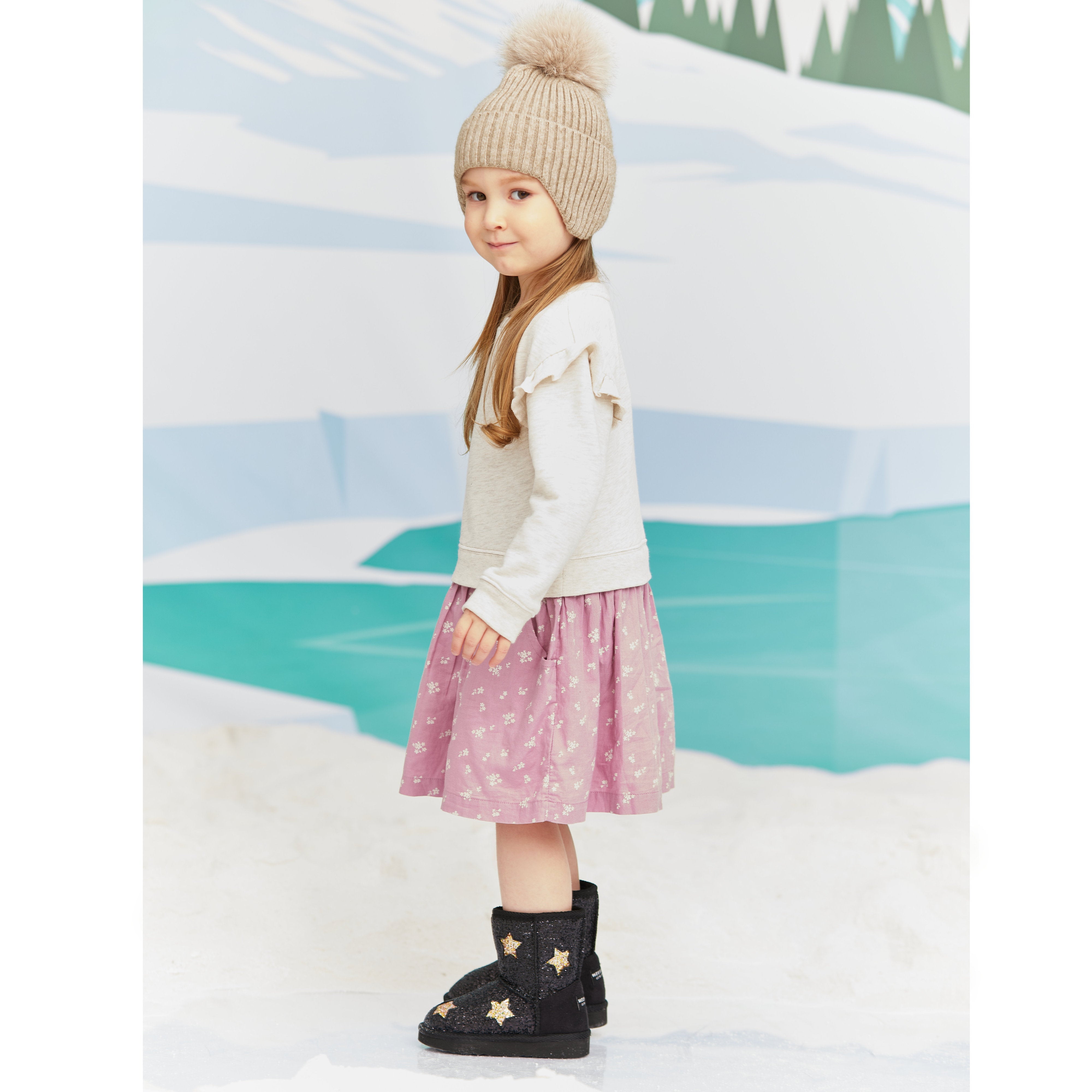 Toddler Little Kid Classic Winter Essential Warm Snow Boots II